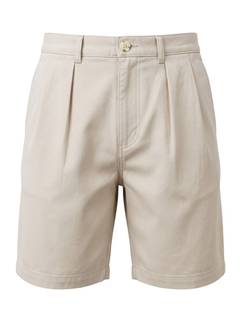 Polo Ralph Lauren Mens Beige Pleated Shorts Size 33